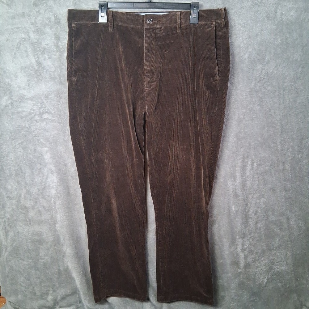 Polo Ralph Lauren Corduroy Pants Mens Size 38x32 Brown Stretch Classic Fit